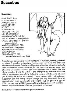 succubus dragons dungeons edition 1st advanced monster manual succubi ad wiki astrid commission energy 300px